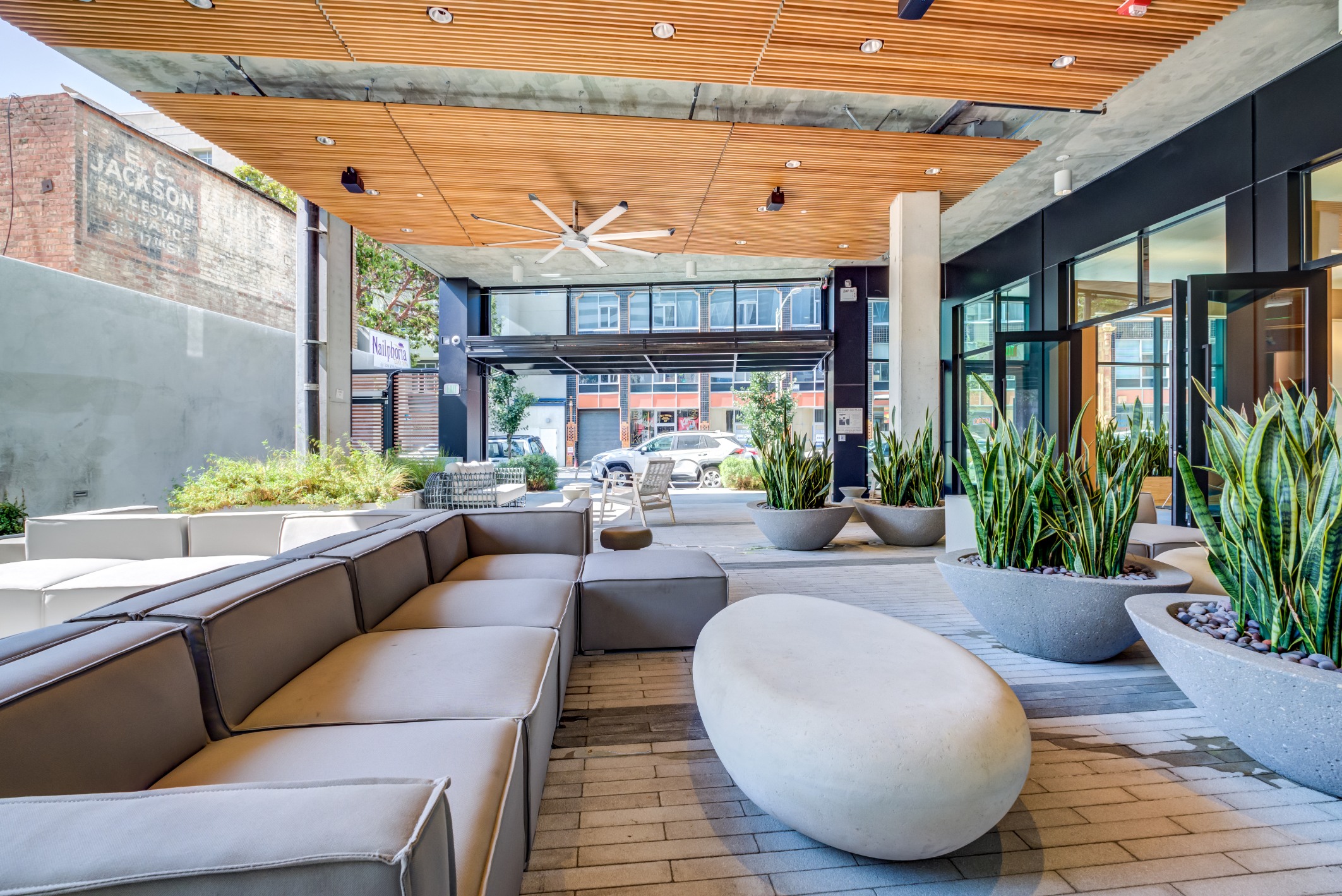 Outdoor Lobby Entrance